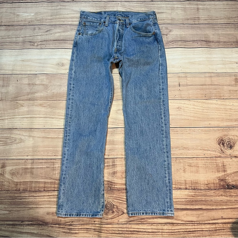 Levi’s 501 Denim Jeans Button Fly - Picture 2 of 8